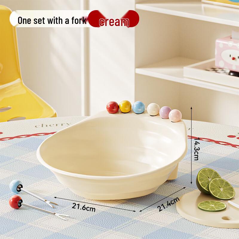 

Changbaosen Набор из 2 мисок для фруктов и салатов с вилками