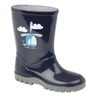 Childrens/Boys Helicopter PVC Wellington Boots