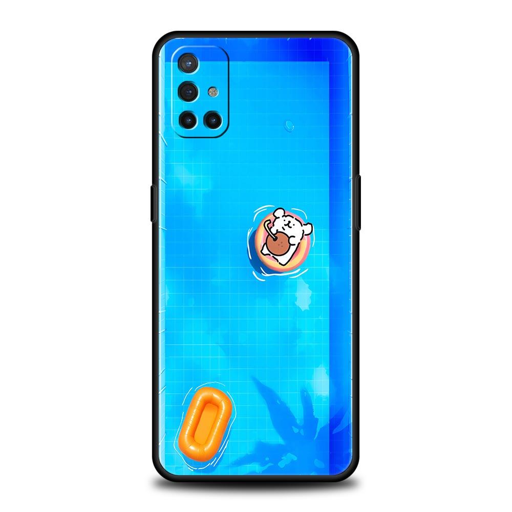 Pool Party Cute Puppy Dog Case For OnePlus 15 13 12 11 10 9 8 15T 13T 10T 7T Pro 13R 12R 9RT 8T Nord 4 N10 2T CE 2 3 5G Cover