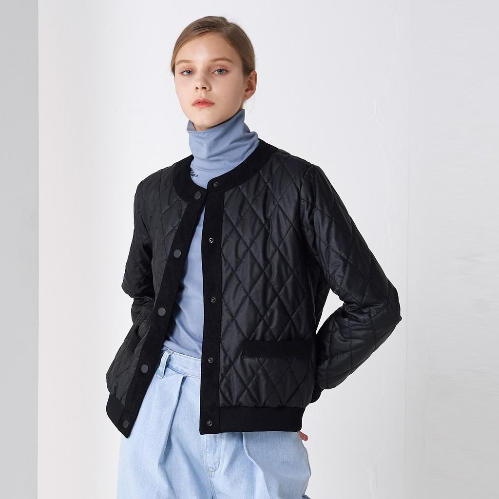 PINBLACK Basic Lettering Turtle-Neck Blue