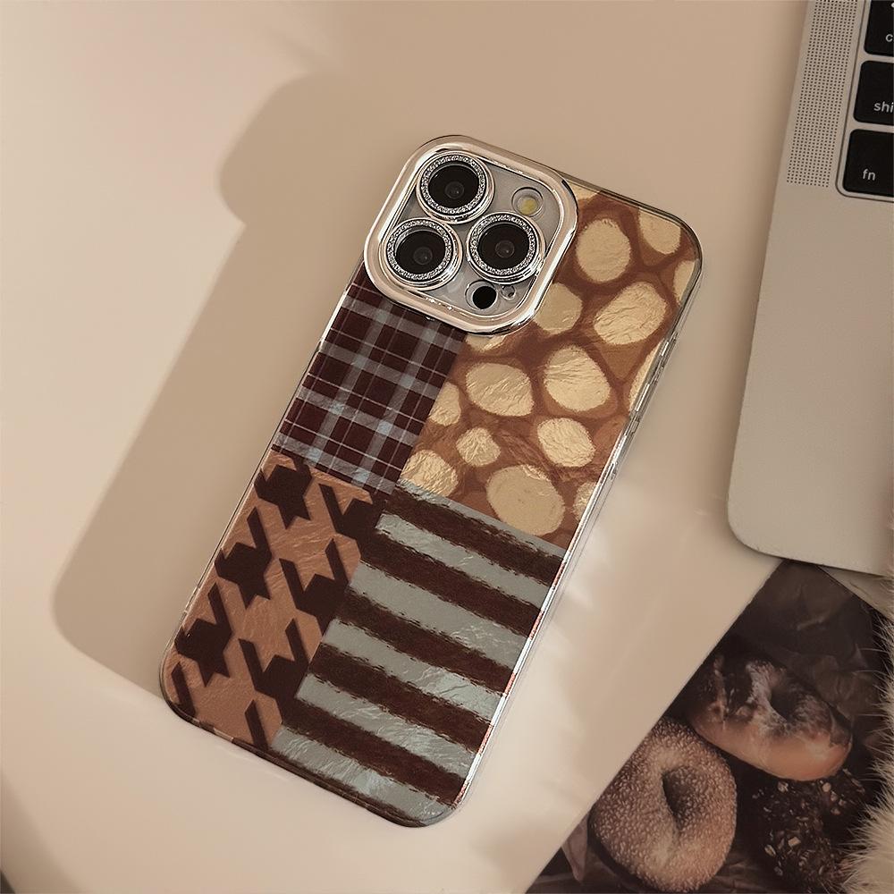 Retro Colorful Leopard Print Phone Case Compatible and Suitable for iPhone 16 15 14 13/12/11promax /xsmax/xr 7/8plusSE