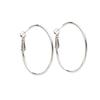 Bold Metal Circle Stud Earrings for Women – Statement Ear Cuff Hoop Jewelry