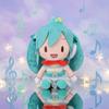 Miku Fuwa Petit Stewardess Air Hostess 32cm Sitting Plush Doll Authentic Genuine Original PP Cotton Filled Stuffed Toy