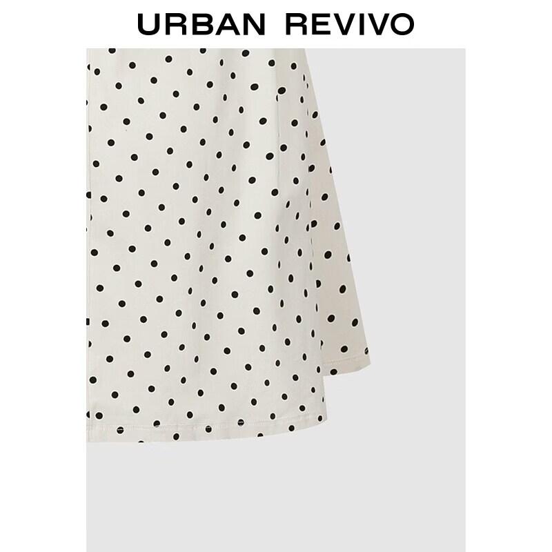 UR2026 Women's Polka Dot Pleated Sleeveless Dress