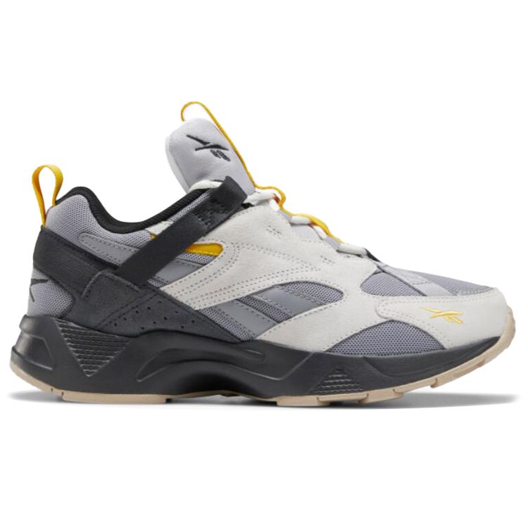 Reebok Aztrek 96 Adventure Fabric Casual Retro Cushioning Low-Top Lifestyle Shoes Unisex sneaker Gray Black EG8916