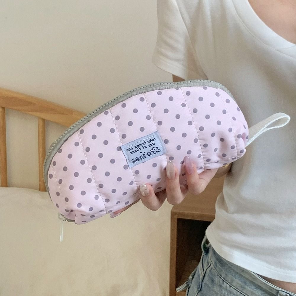 Large Capacity Pen Bag Multi-Layer Divided Cosmetic Pouch Korean Style Stationery Organizer School