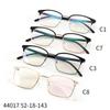 Trendy Round Semi-Rimless Ultralight Eyeglass Frames for Men & Women