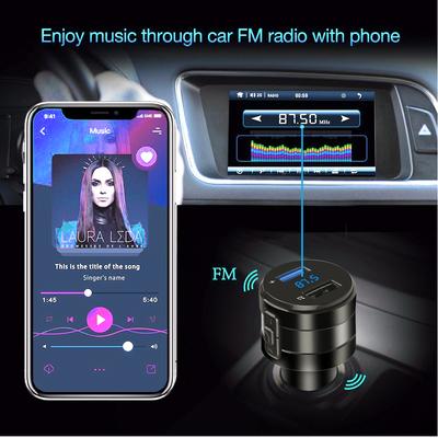 Bluetooth 4.2 FM Transmitter Car MP3 Player 3.1A Dual USB Ports Car Charger Handsfree Modulator Kit Cigarette Lighter Adapter