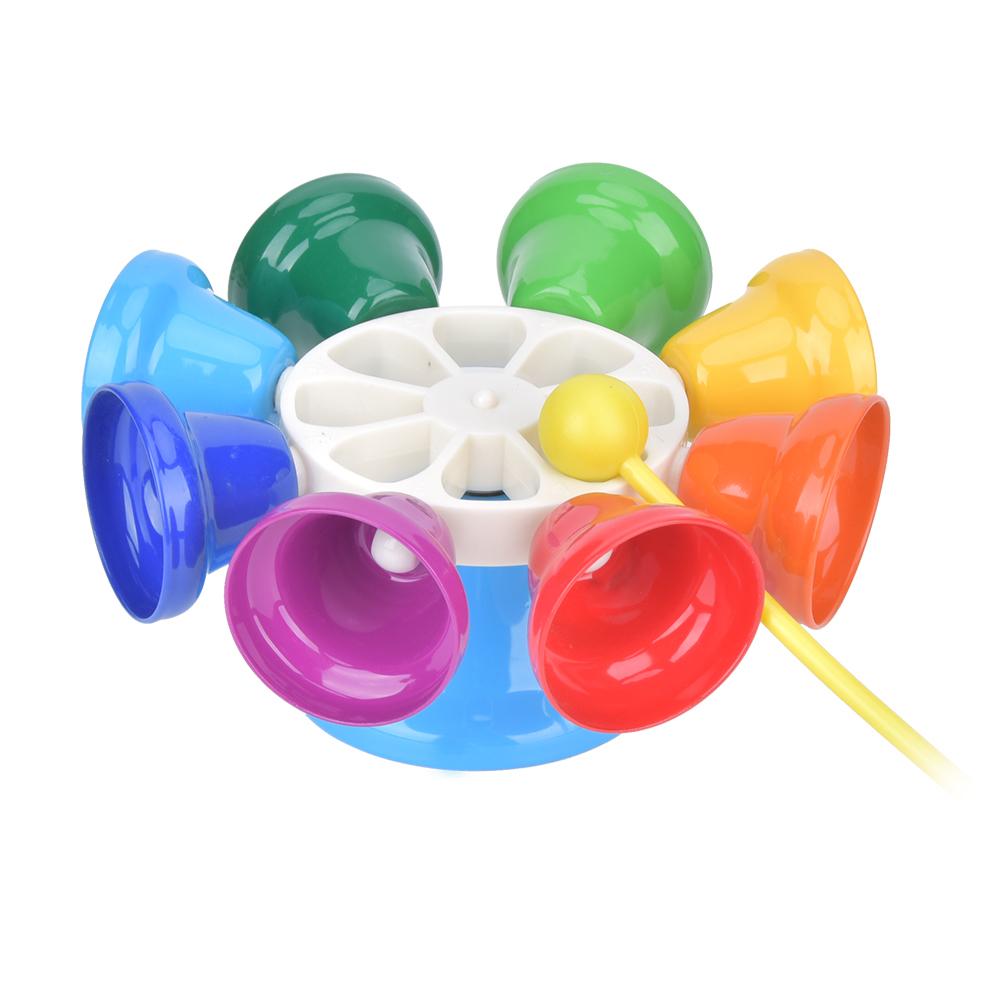 8 Tone Hand Bells Rainbow Color Children S Musical Tambourine Toys Instrument Accessories