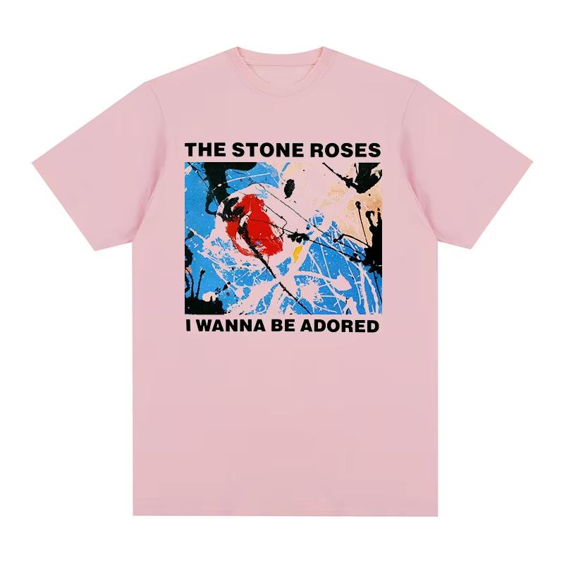 

Футболка The Stone Roses Wanna Be Adored Хлопковая Мужская Футболка Новая Футболка Футболка Женские Топы Унисекс 4XL
