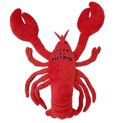 PETS by Lobster Dog Toy Pet Toy Makes Squeaking Sound Stress Relief Play Together Spiny Lobster Lobster Shrimp Best Ever Japan [LOVE BESTEVER]