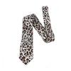 Fashionable Leopard Print Neck Tie For Men And Women Unisex Decorative Tie For Office And Party Gathering Accessory