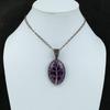 Tree Of Life Star Amethyst Pendant Copper Wire Wrapped Jewelry Genuine Gemstone Pendant Handmade Jewelry Copper Wire Pendant Gift For Friend