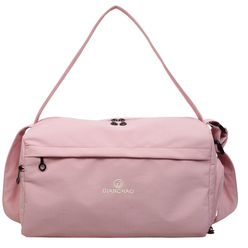 Spacious Travel & Fitness Bag with Shoe Compartment - Yoga & Gym Ready, Wet/Dry Separation