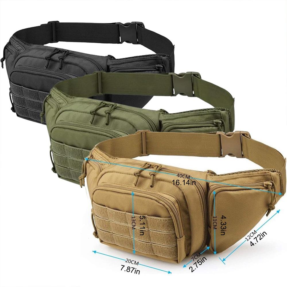 Outdoor multi-functional waist bagLarge capacitysmallsized outdoor lightweight running sports enthusiast tactical waist bag A-DH