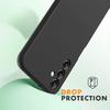 Coque de protection - BOOLING - pour Samsung Galaxy A14 - Silicone Ultra Slim - Noir - Résistant aux rayures