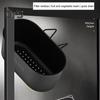 Stainless Steel Sink Drain Basket Rustproof Corrosion Resistant Efficient Filtering Kitchen Organizer Corner Sink Strainer