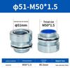Hexagonal Standard Male Thread Galvanized Metal Flexible Conduit Box Connector with Lock Nut, External Threaded Snake Skin Tube.