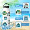 50 Float Bus Stickers Cartoon Transportation Stickers Kids Enlightenment Education Hip Hop Bus Graffiti Stickers