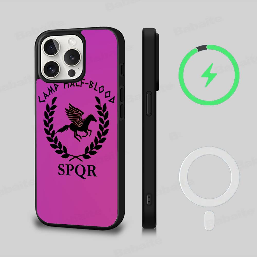 Camp Half-Blood Phone Case For IPhone 13 14 15 11 12 16 17 Pro Max Plus For Magsafe Magnetic Shell