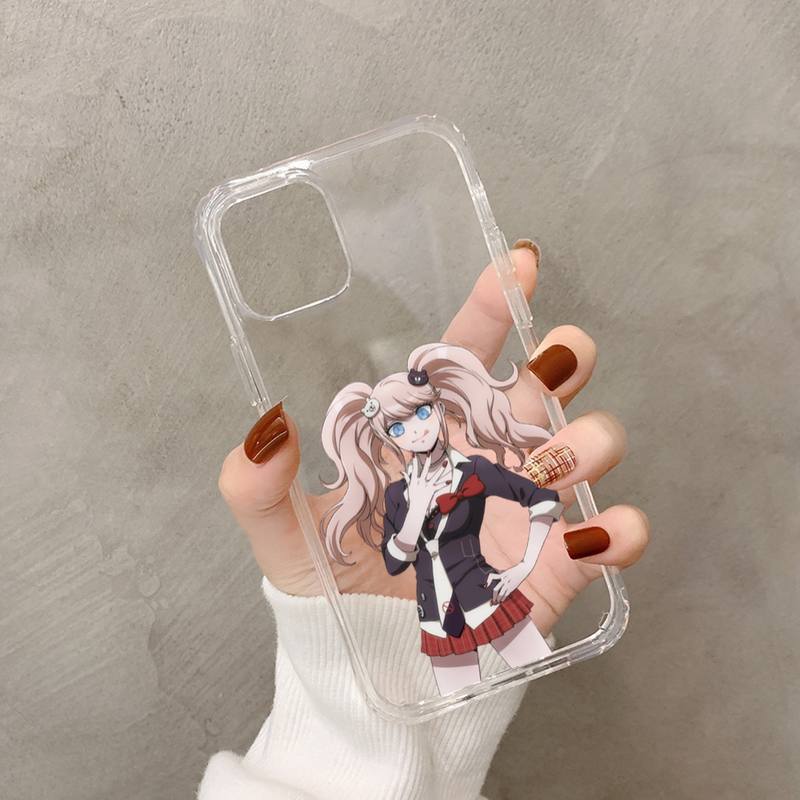 Danganronpa Junko Enoshima Monokuma Phone Case for iphone 13 11 12 pro XS MAX 8 7 6 6S Plus X 5S SE 2020 XR case