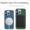 "iPhone 16 Magnetic Case for Apple 13 Pro - Official Magsafe Liquid Silicone Cover with Animation"