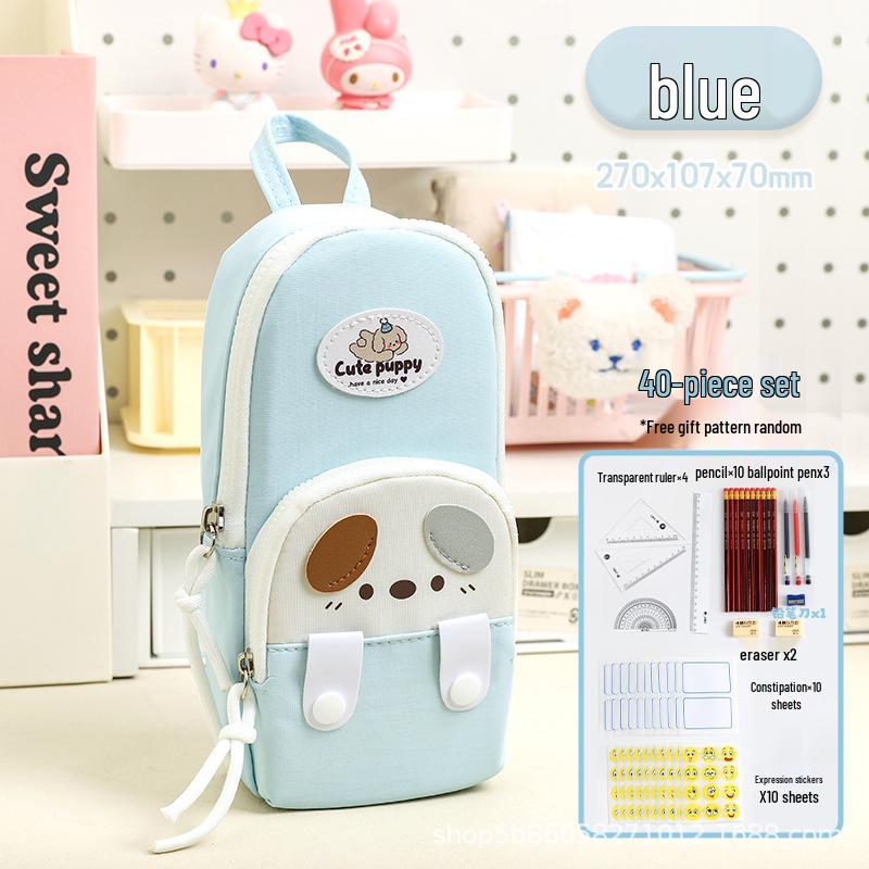 Cute Cartoon Handbag Pencil Case for Students - Stylish, High-Capacity Stationery Box