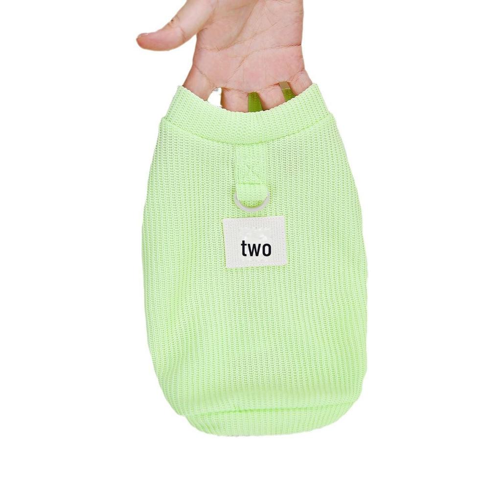 Tricou Bichon Teddy Față Zâmbitoare cu Breteluțe pentru Primăvară și Toamnă