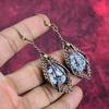 Pinolith Jasper Earring Copper Wire Wrapped Gemstone Jewelry Copper Handmade Earring Designer Jewelry Gifts for Mom Wire Wrap Dangle Earring