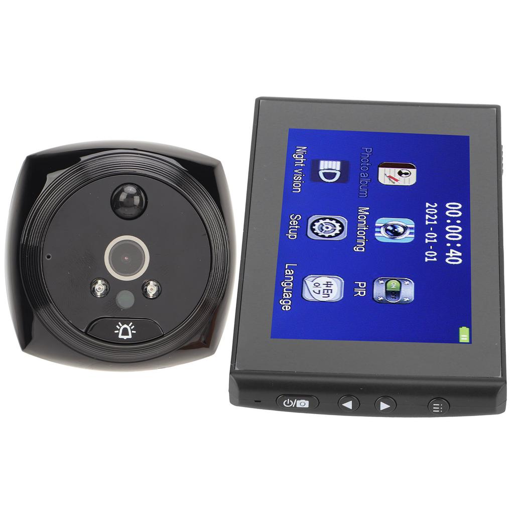 Video Doorbell 4.5in HD Intelligent Electronic Camera Door Viewer with Motion Detection