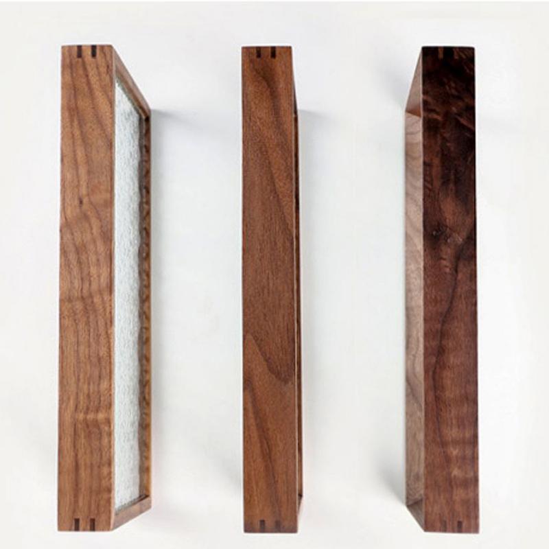 Vintage Holz Serviertablett mit verstärktem Glas, Rechteckiges Dekoratives Tablett für Wohnzimmer, Couchtisch, Kerzenpräsentation