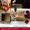 Chinese Style Bamboo Basket: 2025 New Year's Candy Gift Box