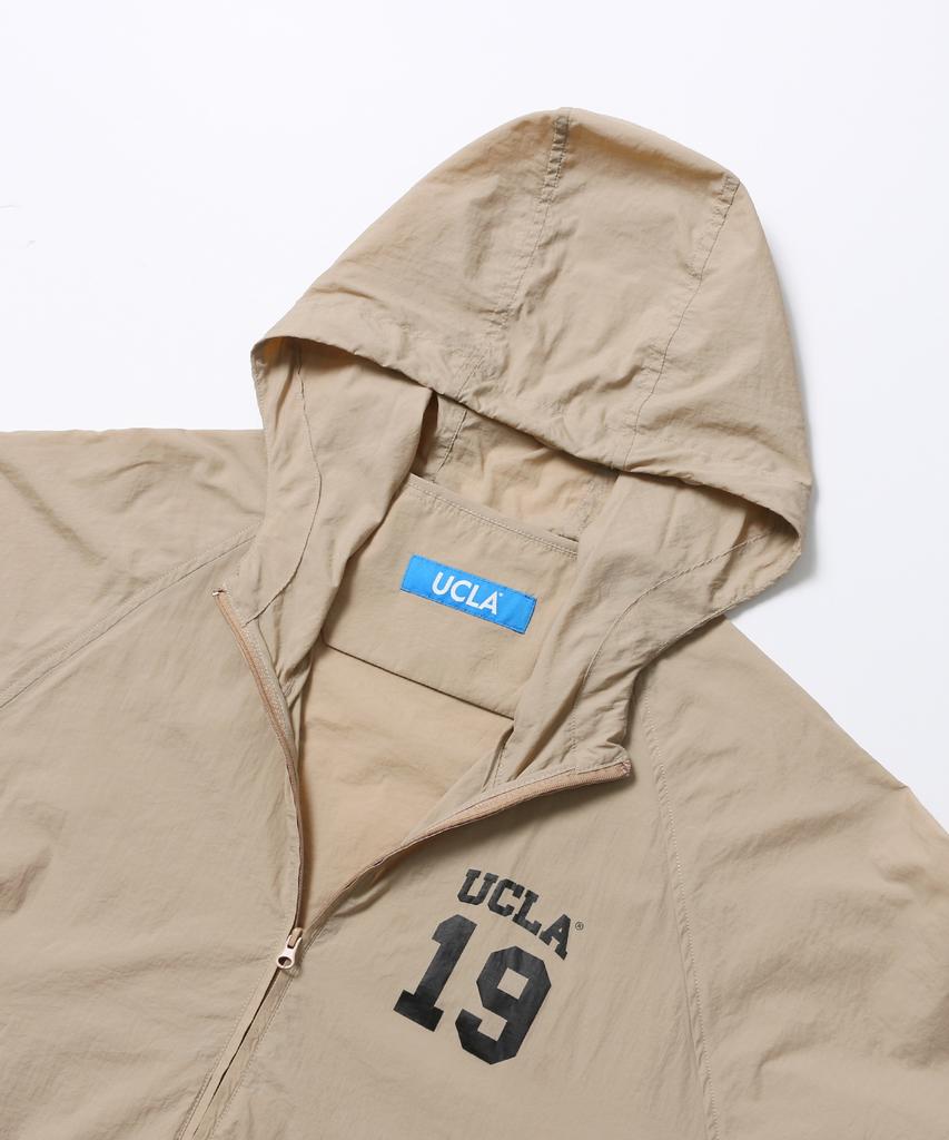 Ucla Unisex Basic Nylon Windbreaker [Beige](Ub9Uj90)
