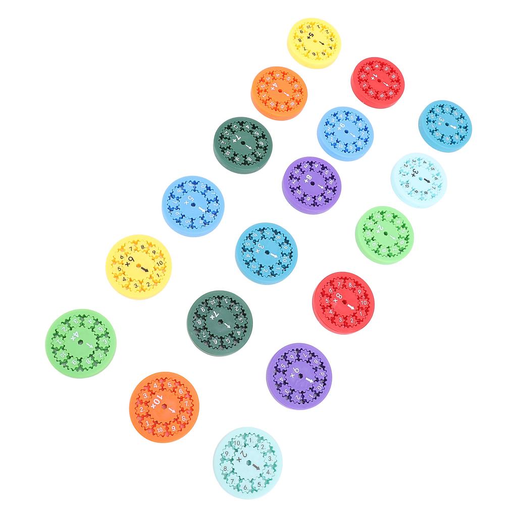 18PCS Math Fact Fidget Toy PC Multiplication and Division Math Learning Educational Toy for Kids