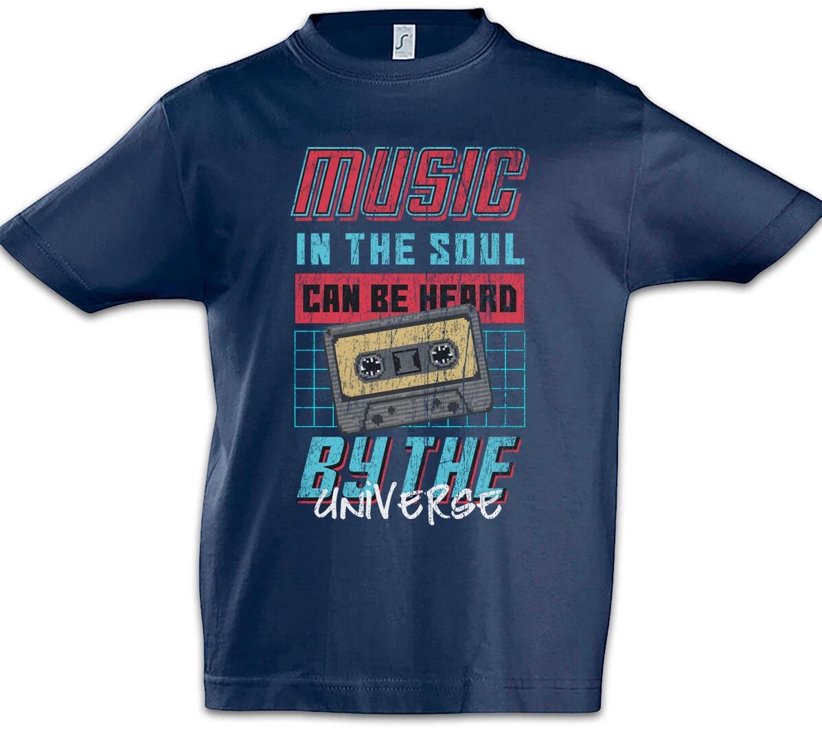 Pixel Music In The Soul Can Be Heard By The Universe Kids Boys kids boys T-Shirt 130