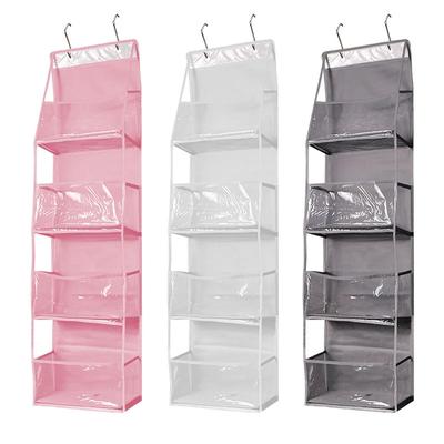 Door Storage Hanging Bag, Household 4-layer Bag, Toy Storage Bag Hanging Wall Underwear and Sundries Storage Hanger
