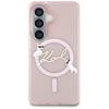 Karl Lagerfeld IML KC Script MagSafe Case for Samsung Galaxy S26 Pink