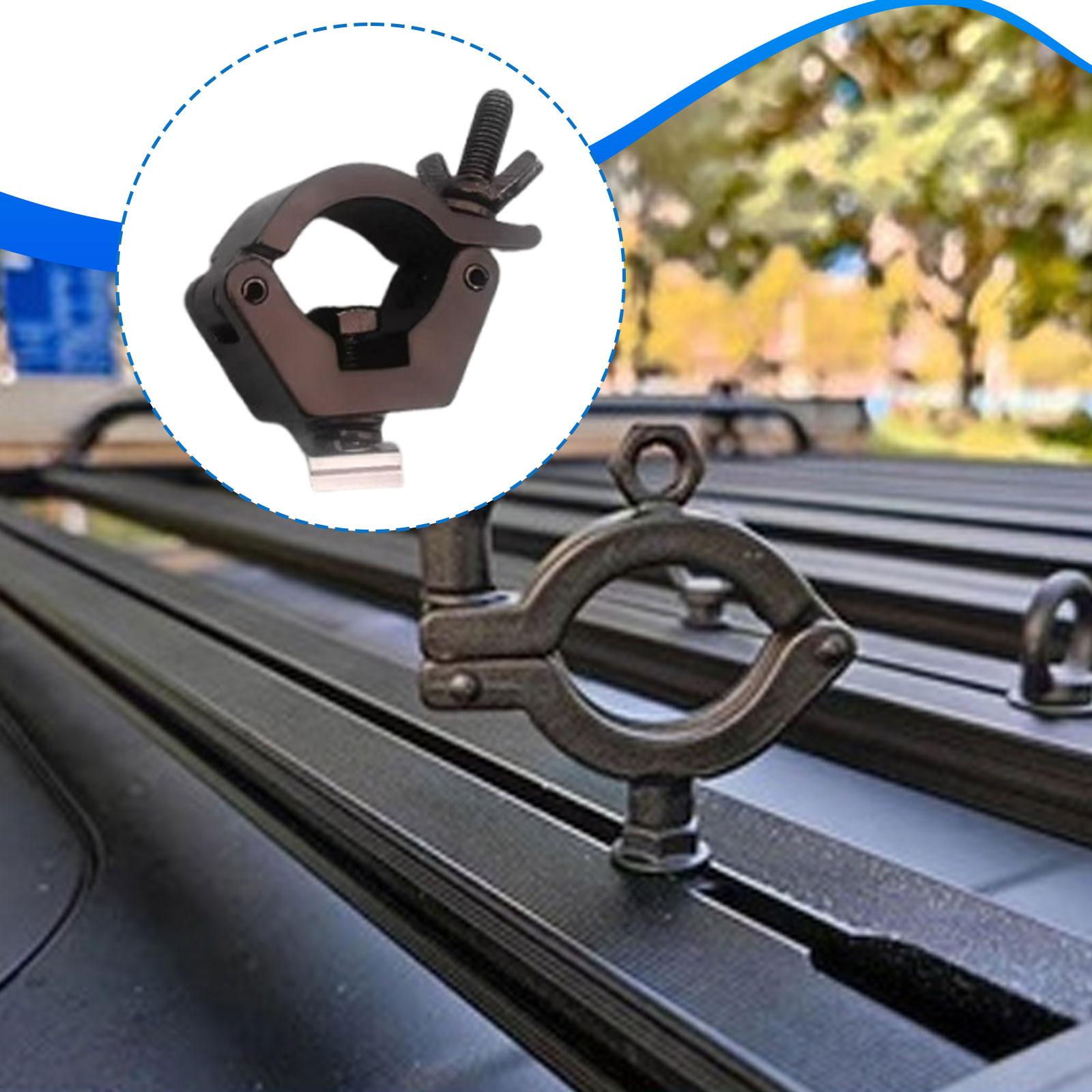 Shovel Roof Rack Mount Reliable Stainless Steel Tool Holder for Truck Bed Off Road Vehicle Accessories
