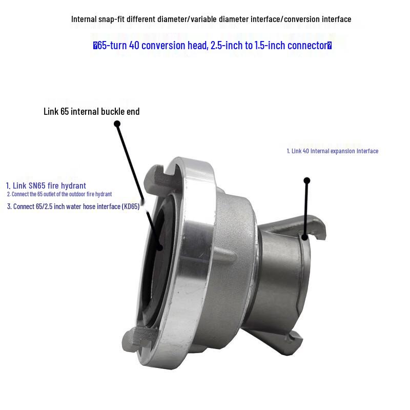 Lieve Fire Hose Reducing Adapter 65mm to 40mm