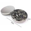 Kitchen Creative Handmade Baking Tools 24pcs/set Stainless Steel Biscuit Mould Portable Round Shape Cake Fondant Accessories