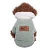 Thickened Autumn/Winter Puppy Corduroy Cotton Jacket - Teddy Pet Clothes