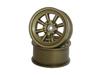 TOP LINE RS Watanabe Eight Spoke Offset Wheels, 10, Gold, WAT-100G