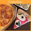 Creative Smile Mini Pizza Plush Doll Pendant For Kids And Teens