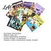 Children Festival Drawing Exercises 8PCS Halloween Cartoon Coloring Book Cute Ghost And Pumpkin Illustrations Thick Art Supplies for Party