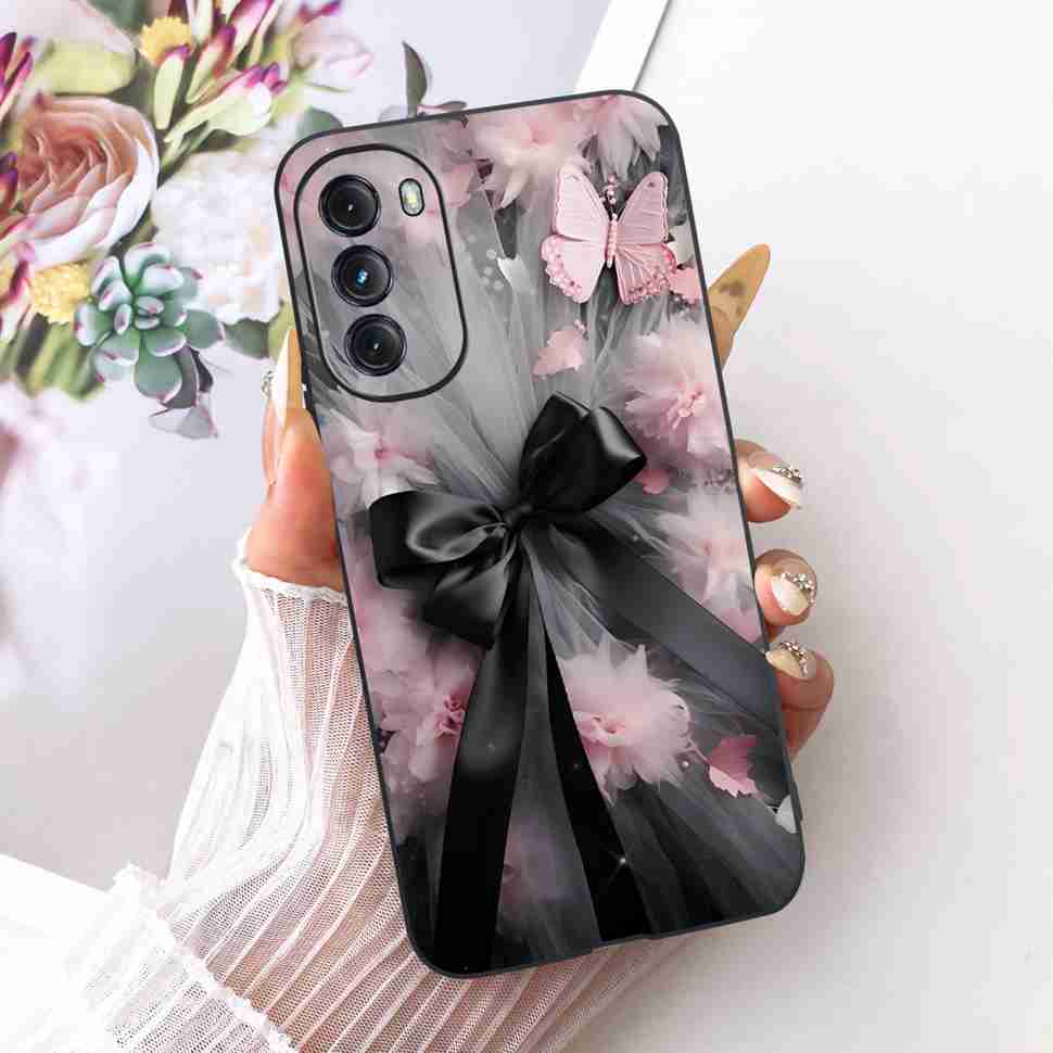 For Motorola Moto G 2022 Case XT2213 XT2213-3 Silicone TPU Black Cover For MOTO G 2022 6.5" New Colorful Butterfly Phone Cases