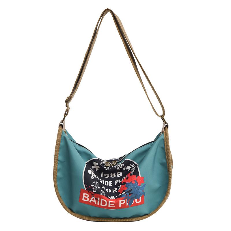 

Large Capacity FashionOne Shoulder Crossbody Bag 2025 Spring New Dumpling Bag Versatile Leisure Bag]] зелений