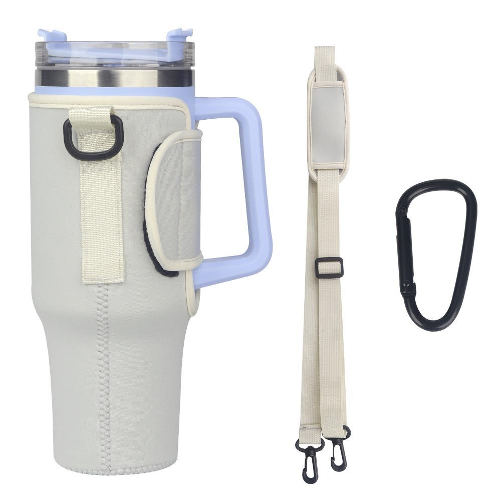 Water Bottle Carrier Bag for Stanley 40/30 oz Tumbler with Phone Pocket Strap Water Bottle Pouch for Stanley Cup Accessories