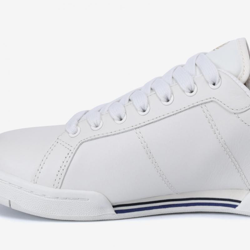 Fred Perry Wide Fit Men S cupSole Leather ShoeS B722