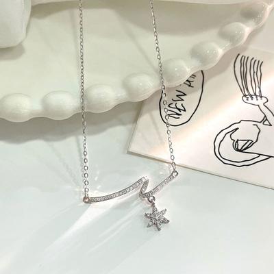 Flower Necklace Versatile, Sweet and Girlish, Niche Design, Full Diamond Collarbone Chain, Give To Best Friend