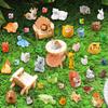 40 buc Animale Mini Rășină 40 Stiluri Animale Mici Rășină Figurine Animale Mici Mici en Gros pentru Grădină Micro Zâne Accesorii Peisaj